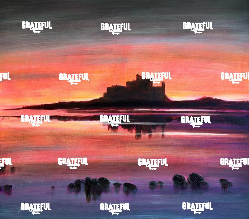 Bamburgh's Tidal Glow