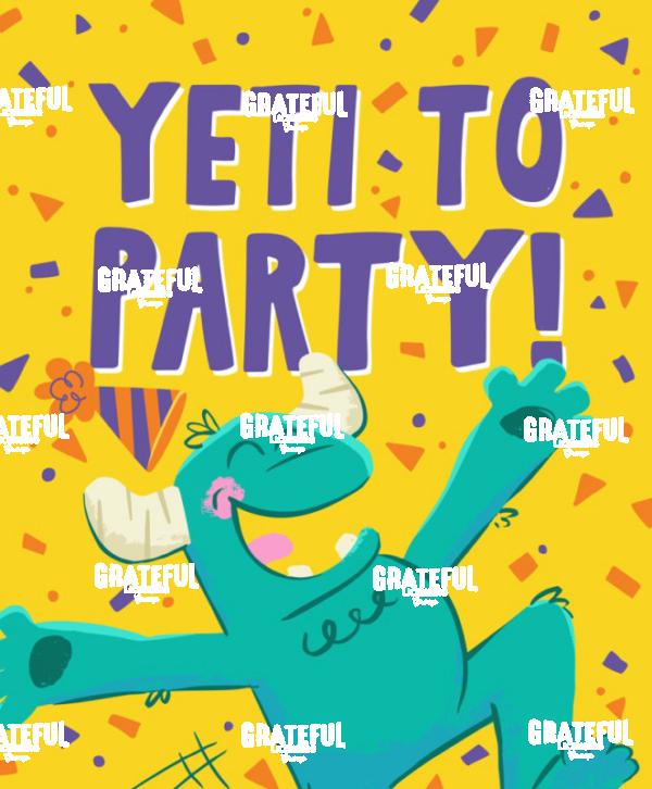 Kids Bday Yeti
