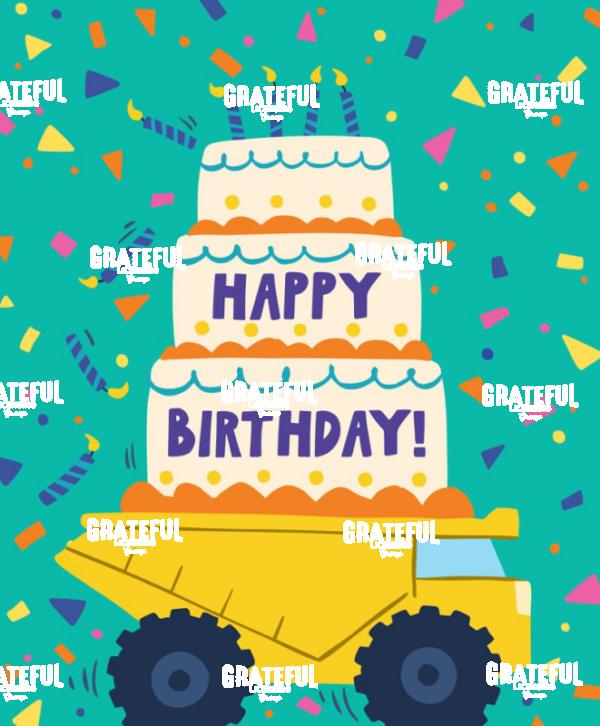 Kids Bday Dump Truck