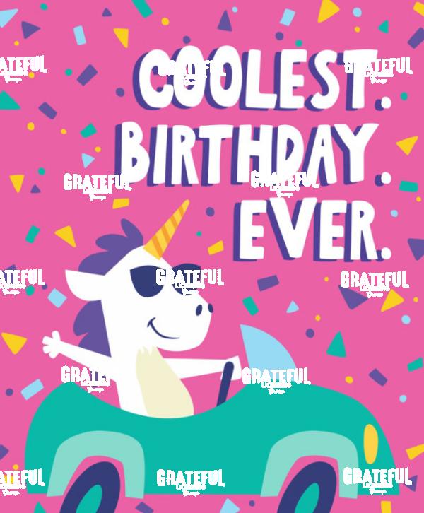 Kids Bday Unicorn