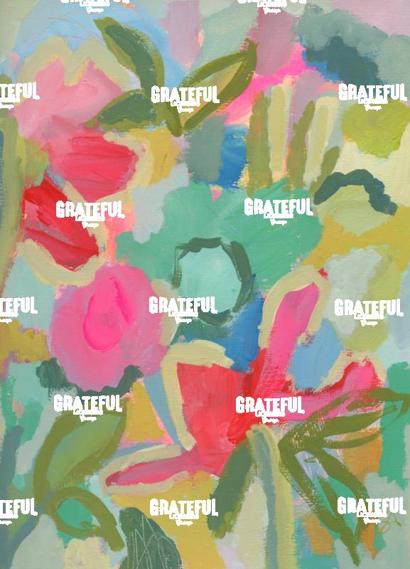 Painterly blooms
