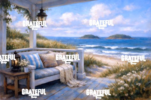 A Cozy Cottage Porch By The Sea