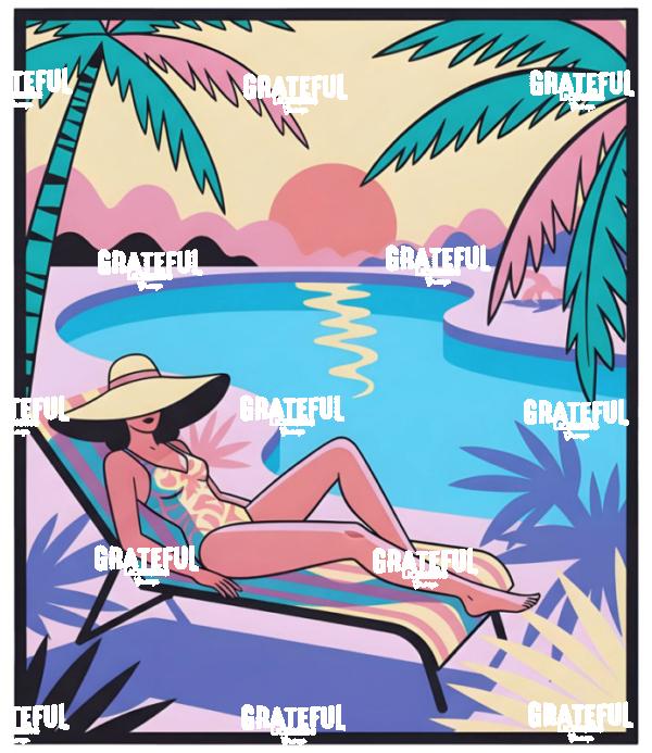 Tropical Pink Sunset