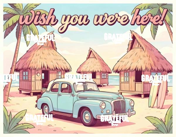 Wish You Were Here Postcard