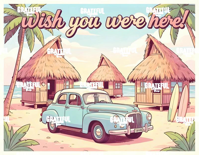 Wish You Were Here Postcard