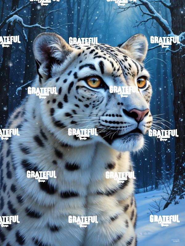 Evening Snow Leopard