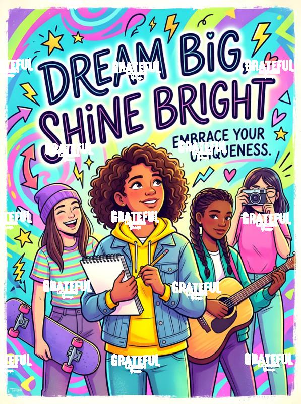 Shine Bright Inspirational Art
