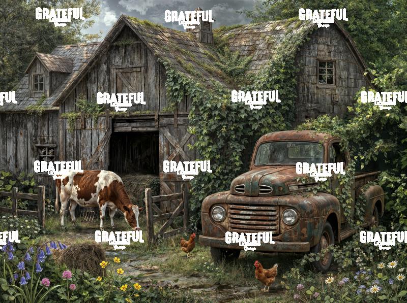 Abandoned Red Truck and Barn, Refresh 2026
