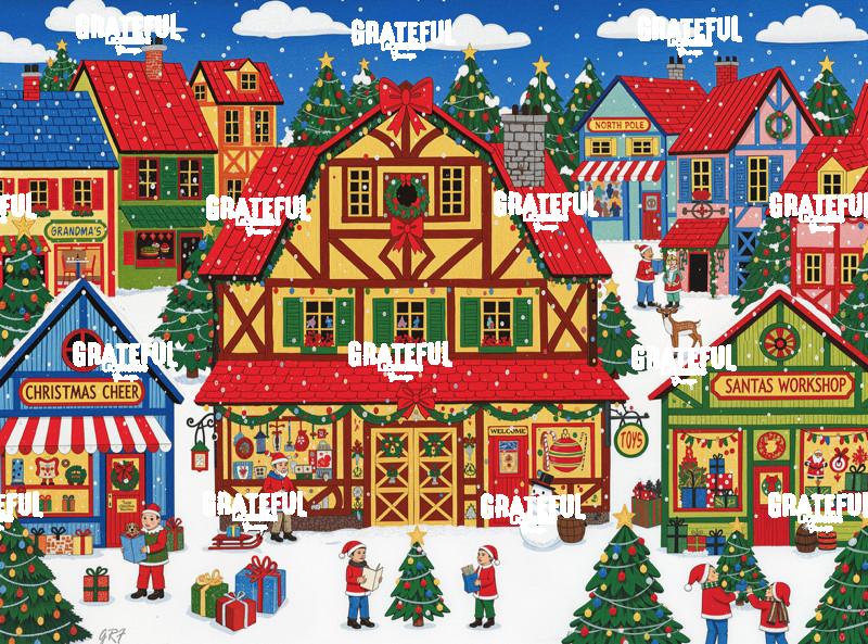 Town Square at Christmas