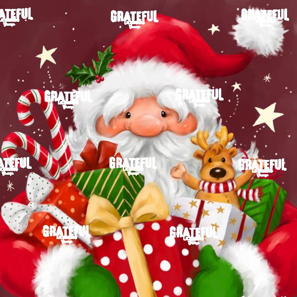 Santa with many Presents