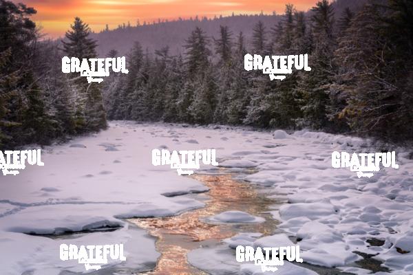 Winter Sunrise in the White Mountains