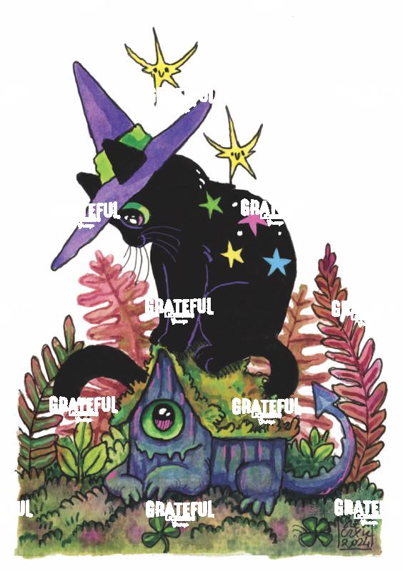 Crystal Witch Cat