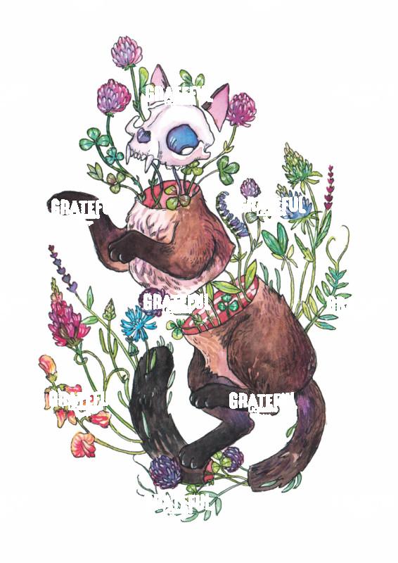 Blooming Feline