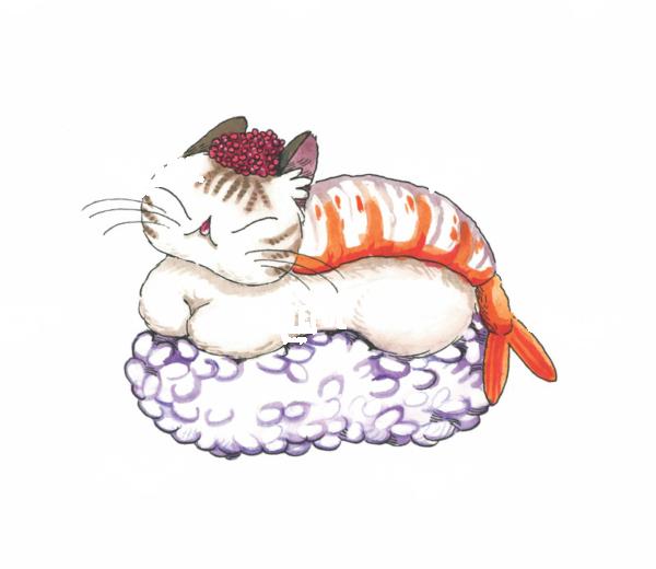 Shrimp Sushi Cat