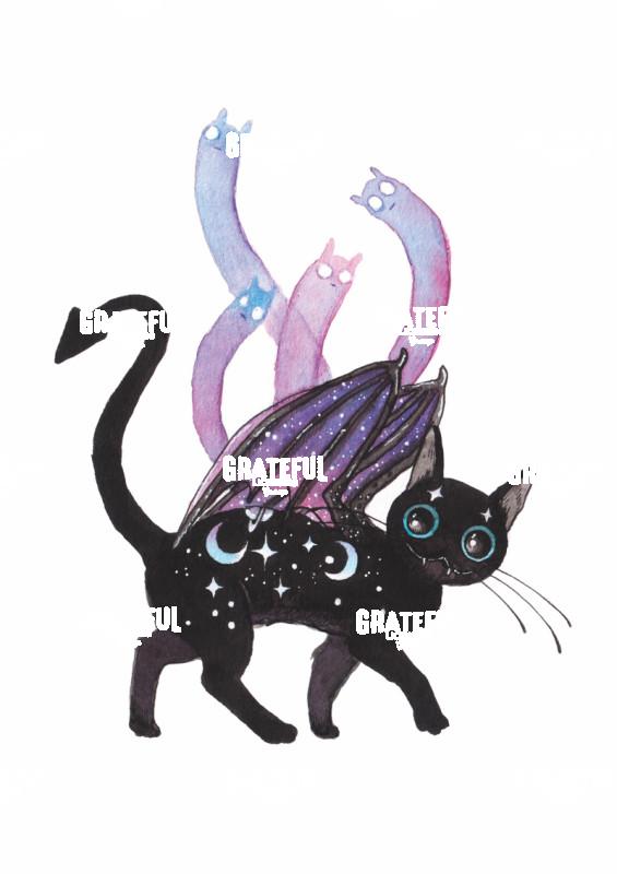 Bat Winged Cat