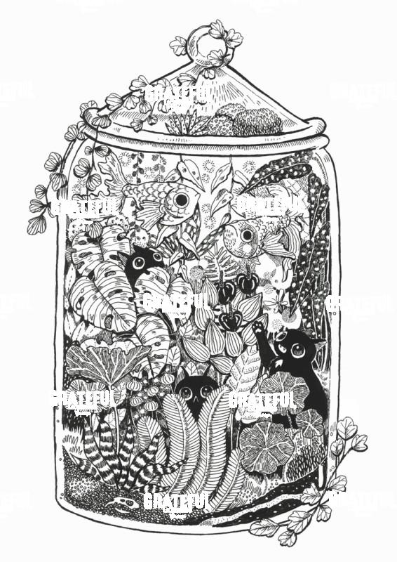 Detailed Cat Jar