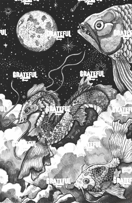 Giant Fish in Cosmic Clouds