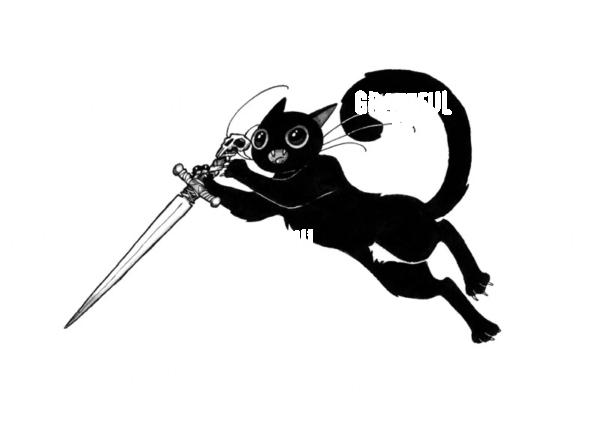 Cat with Sword