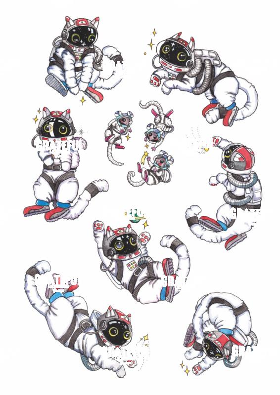 Astronaut Cats and Mice