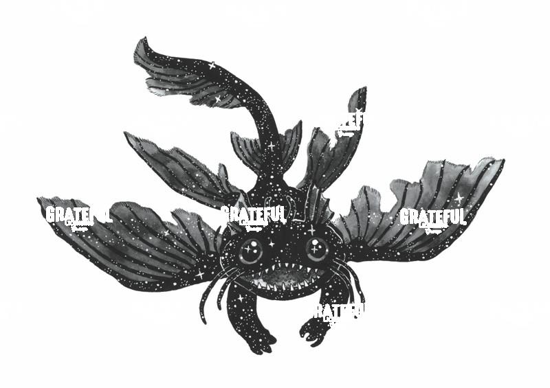 Winged Axolotl Creature