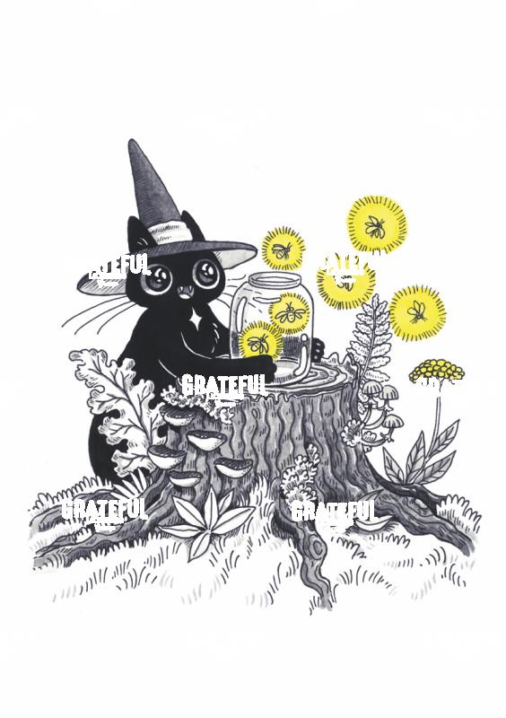 Stump Witch Cat