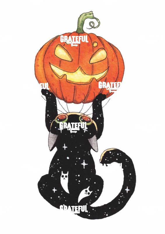 Halloween Galaxy Cat