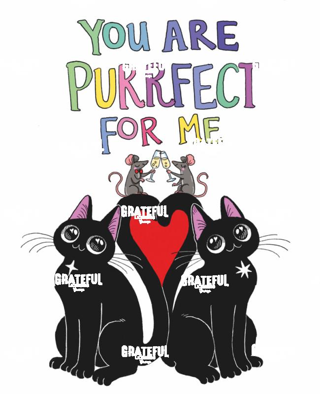 Valentine Cats with Text
