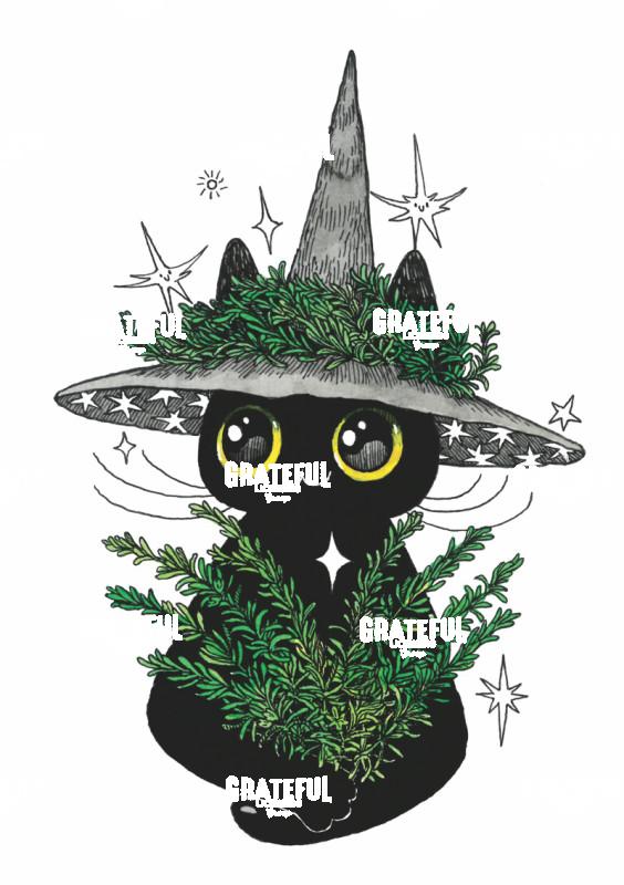 Rosemary Witch Cat