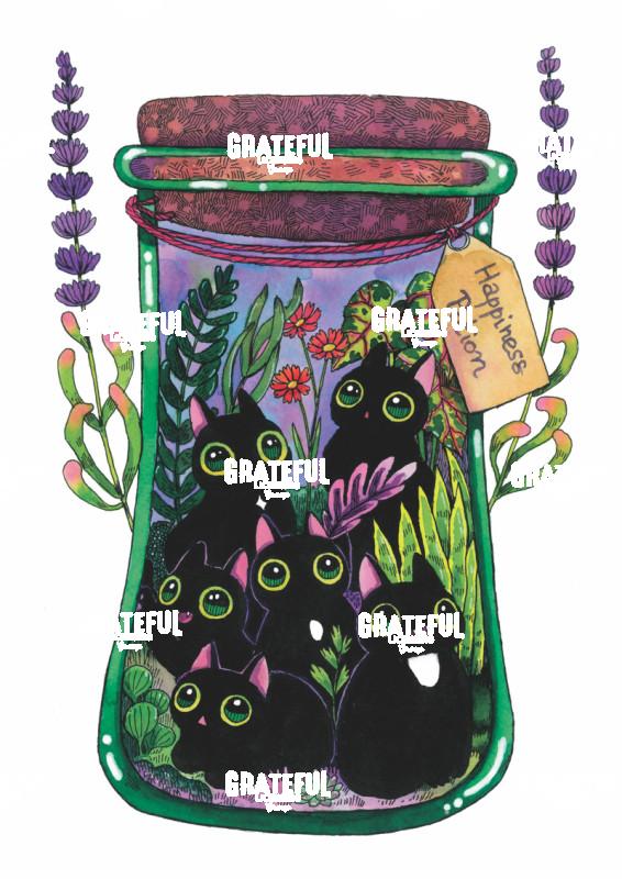 Lavender Flower Jar