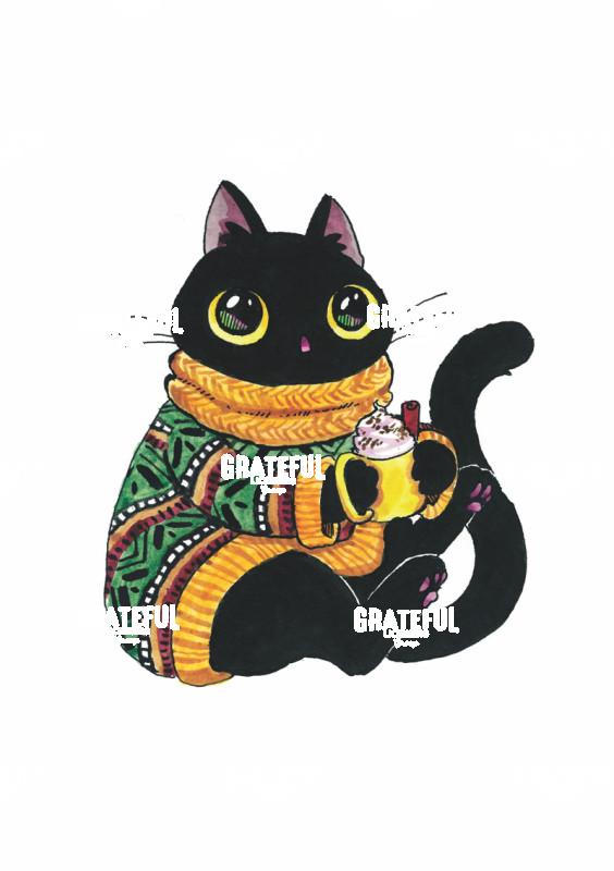 Cozy Sweater Cat
