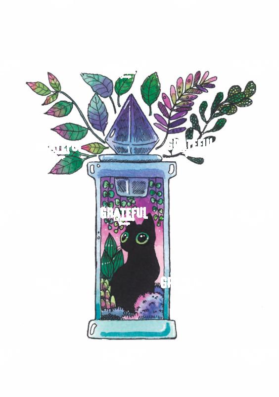 Crystal Bottle Cat