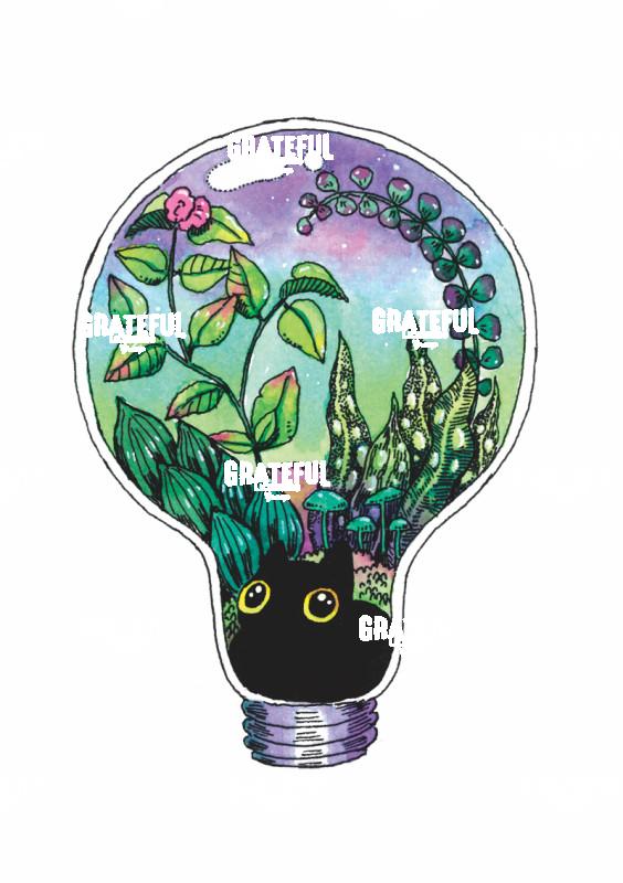 Cat in Lightbulb