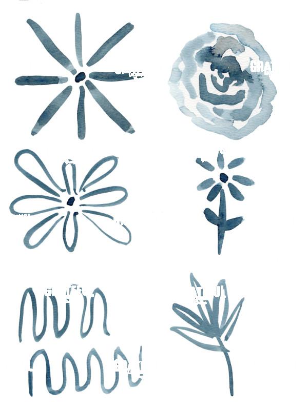 blue elements