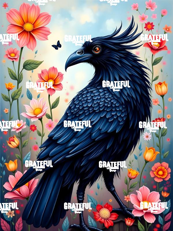 A Raven In Spring