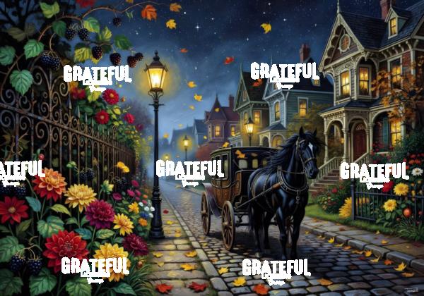 Autumn Blackberries and Carriage Rides