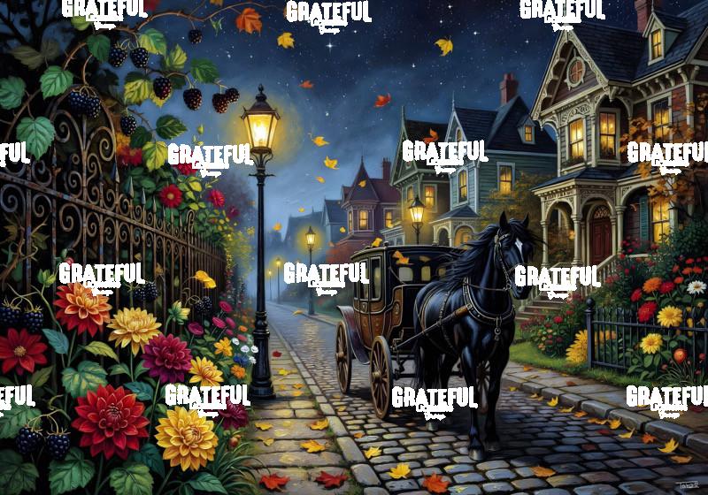 Autumn Blackberries and Carriage Rides