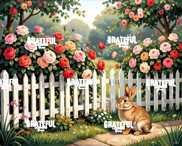 Rose Garden Rabbit