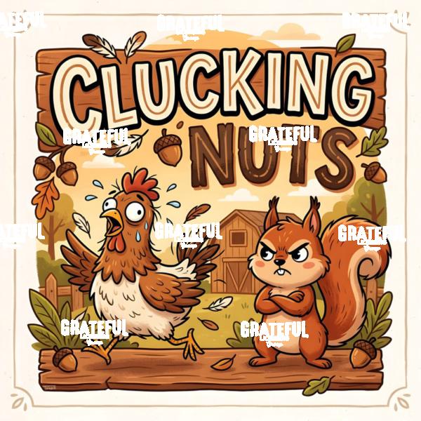 Clucking Nuts Squirrel and Chicken