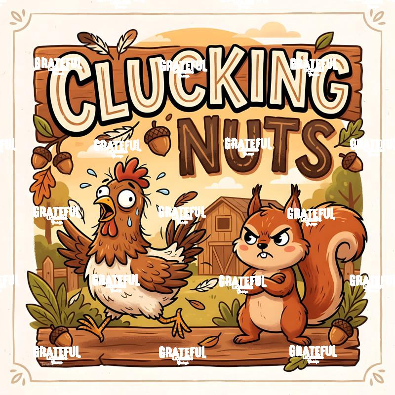Clucking Nuts Squirrel and Chicken