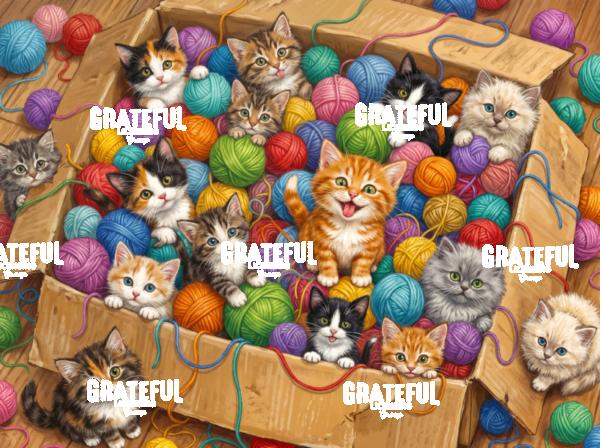 The Yarn Box, Kittens Play