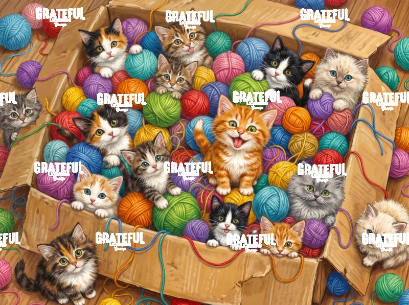 The Yarn Box, Kittens Play