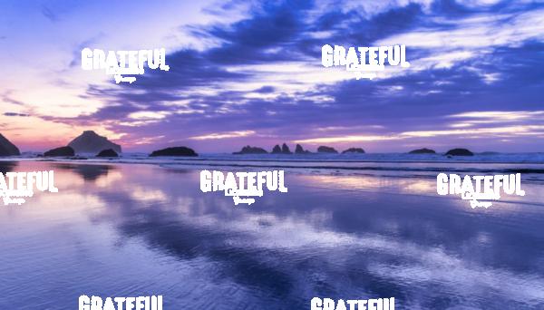Stunning sunset in Bandon on the Oregon Coast
