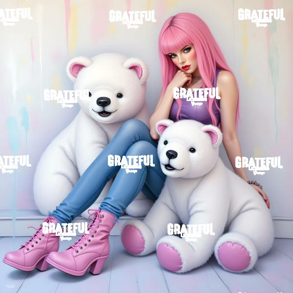 Polar Bears In Pink