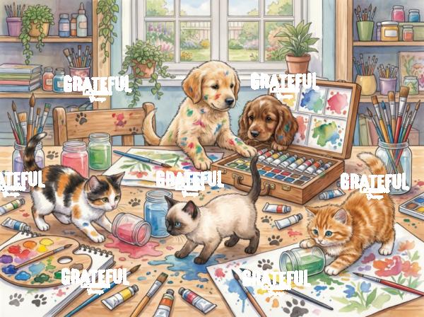 Painting Pets, Watercolor Wonder