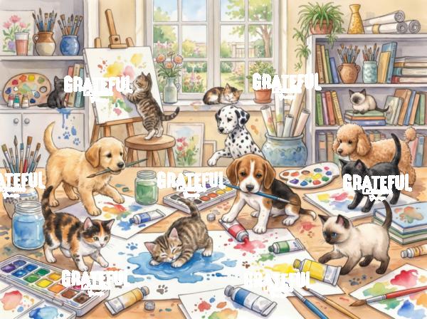 Painting Pets, Lets Make a Mess