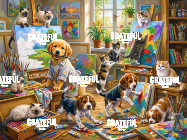 Painting Pets, What a Mess