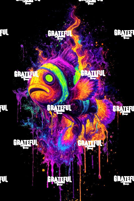 Clown Fish, Black light Pour