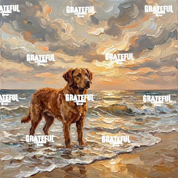 Beach Day - Chesapeake Bay Retriever
