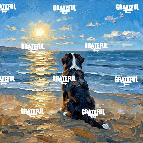 Beach Day - Bernese Mountain Dog