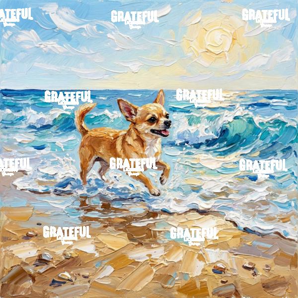 Frolicking Chihuahua